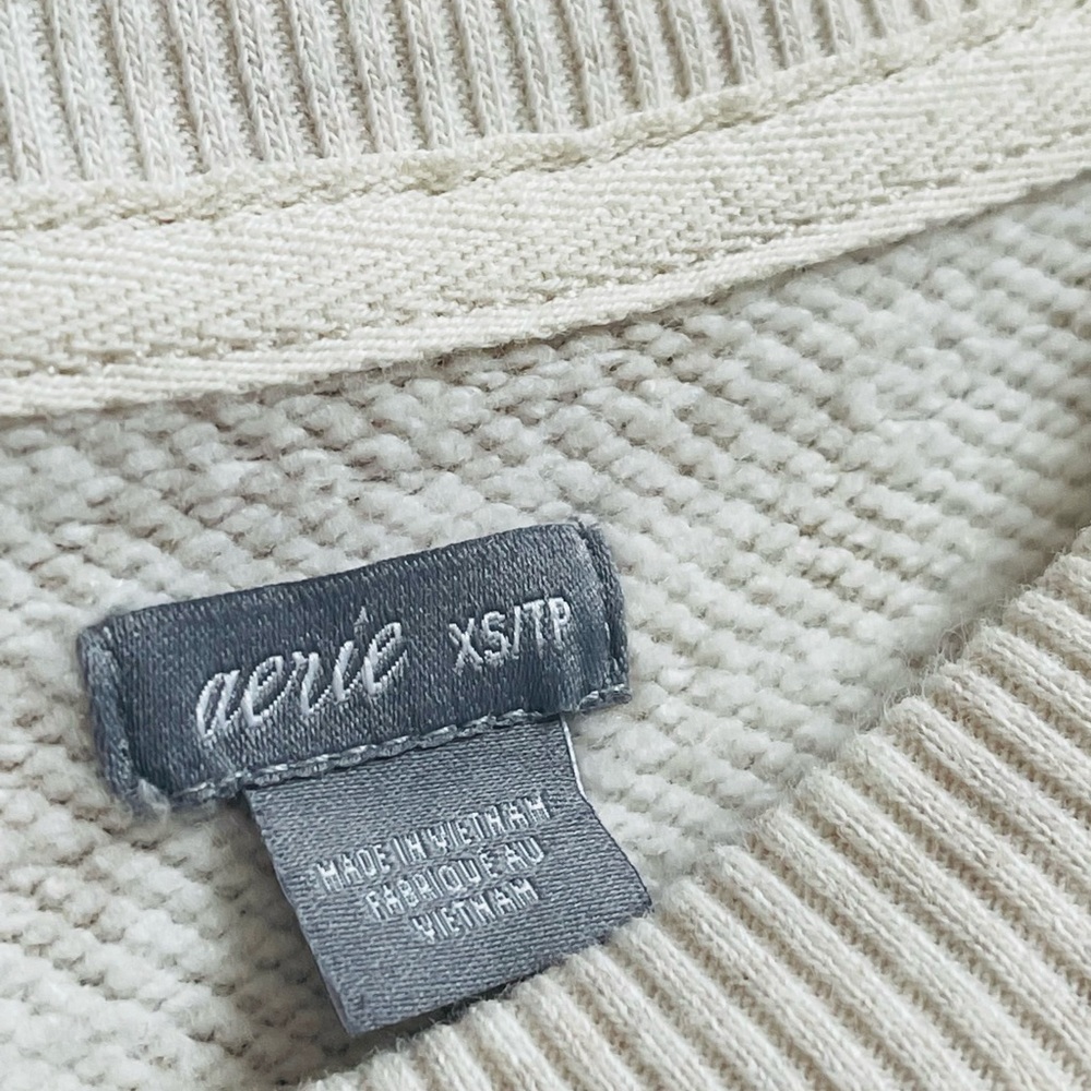Aerie American Eagle Leopard Animal Print Pullover Oversized Sweater - Picture 15 of 15